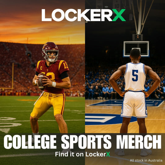 College & NFL Gear Down Under