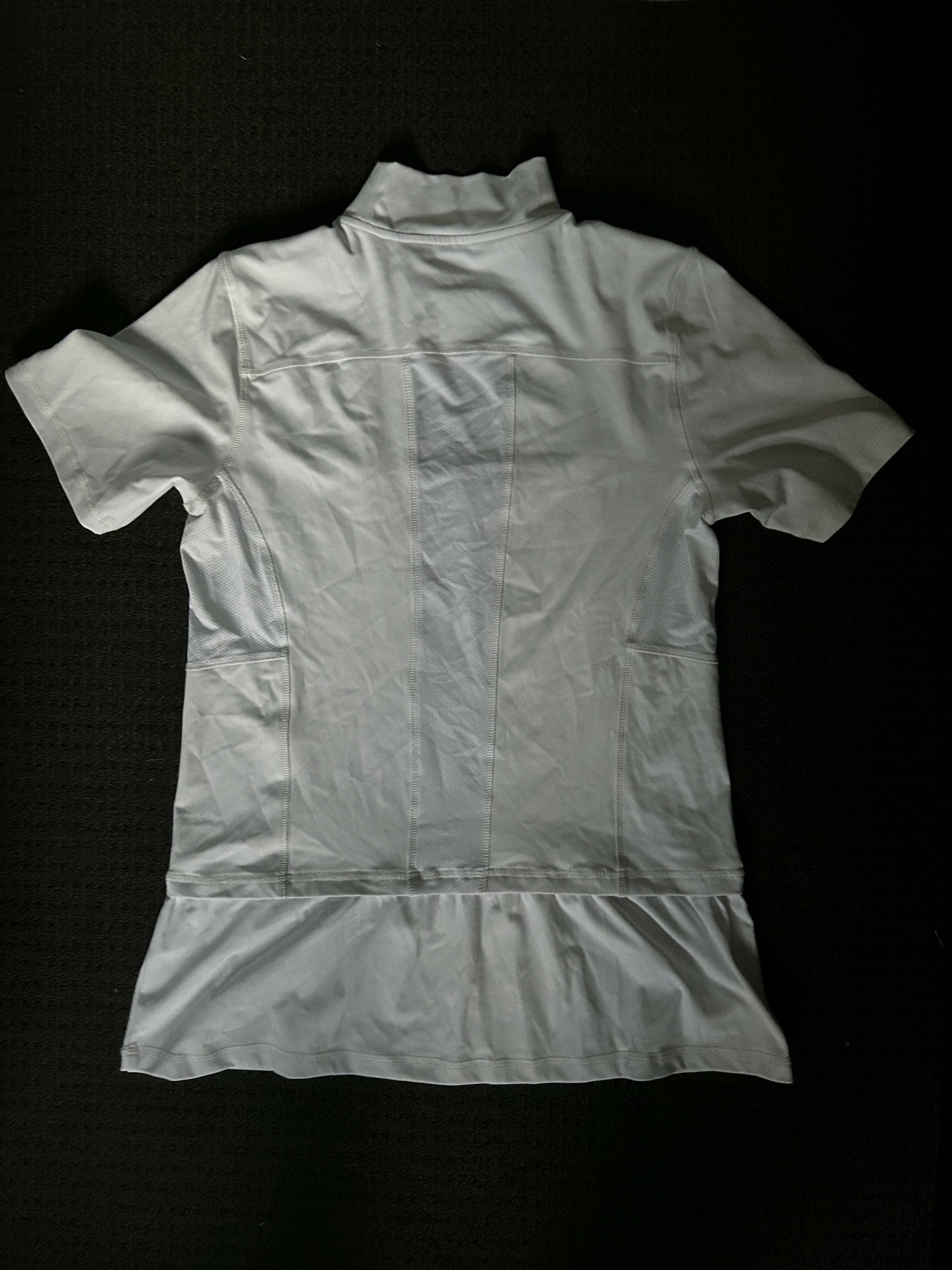 KUTFTBL White Quarter Sleeve Undershirt with Turtle Neck Large