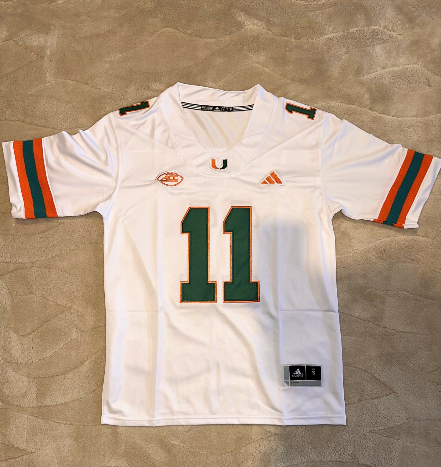 Carson Beck Miami U Hurricanes Jersey