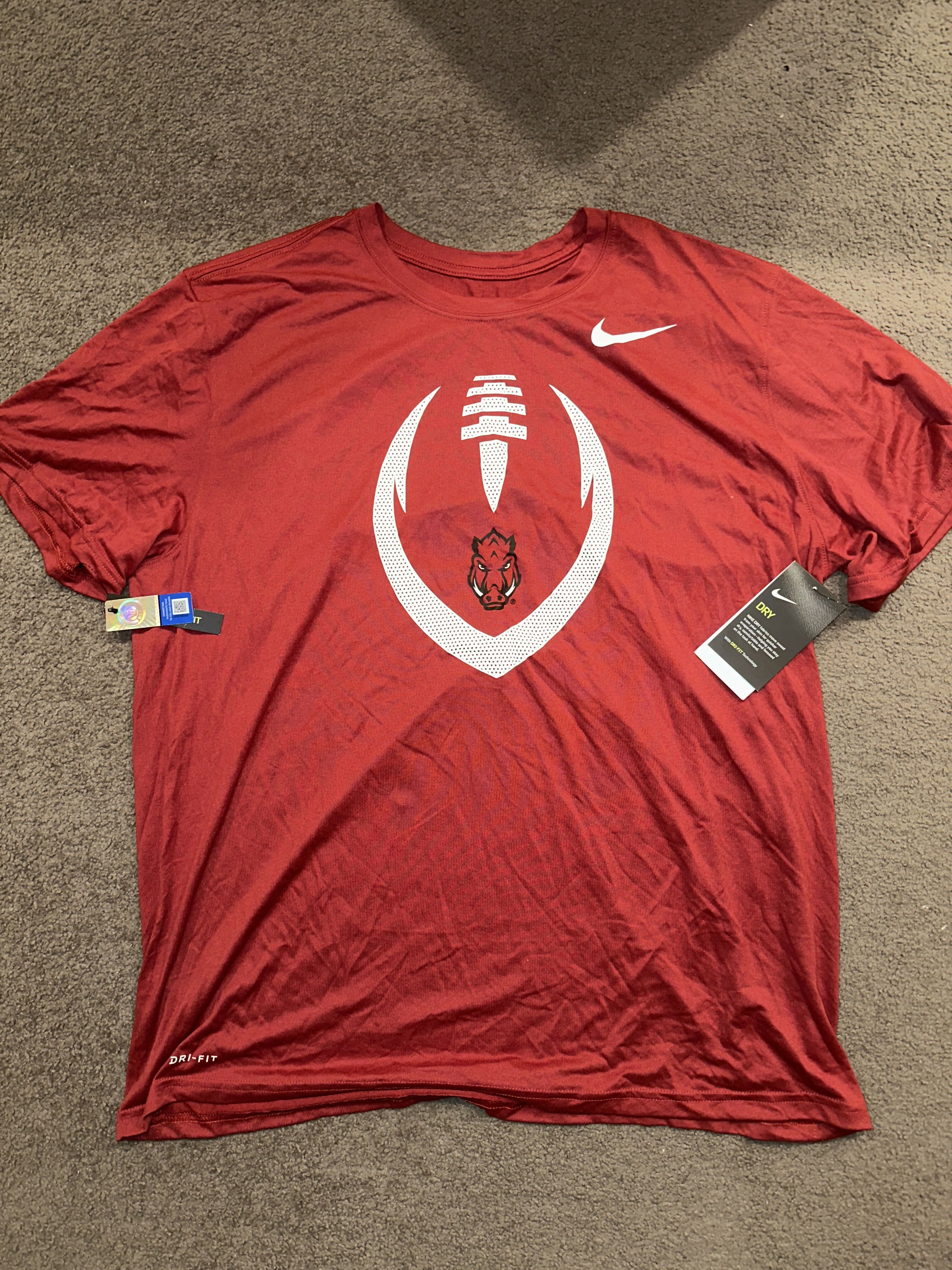 arkansas razorbacks nike dri fit