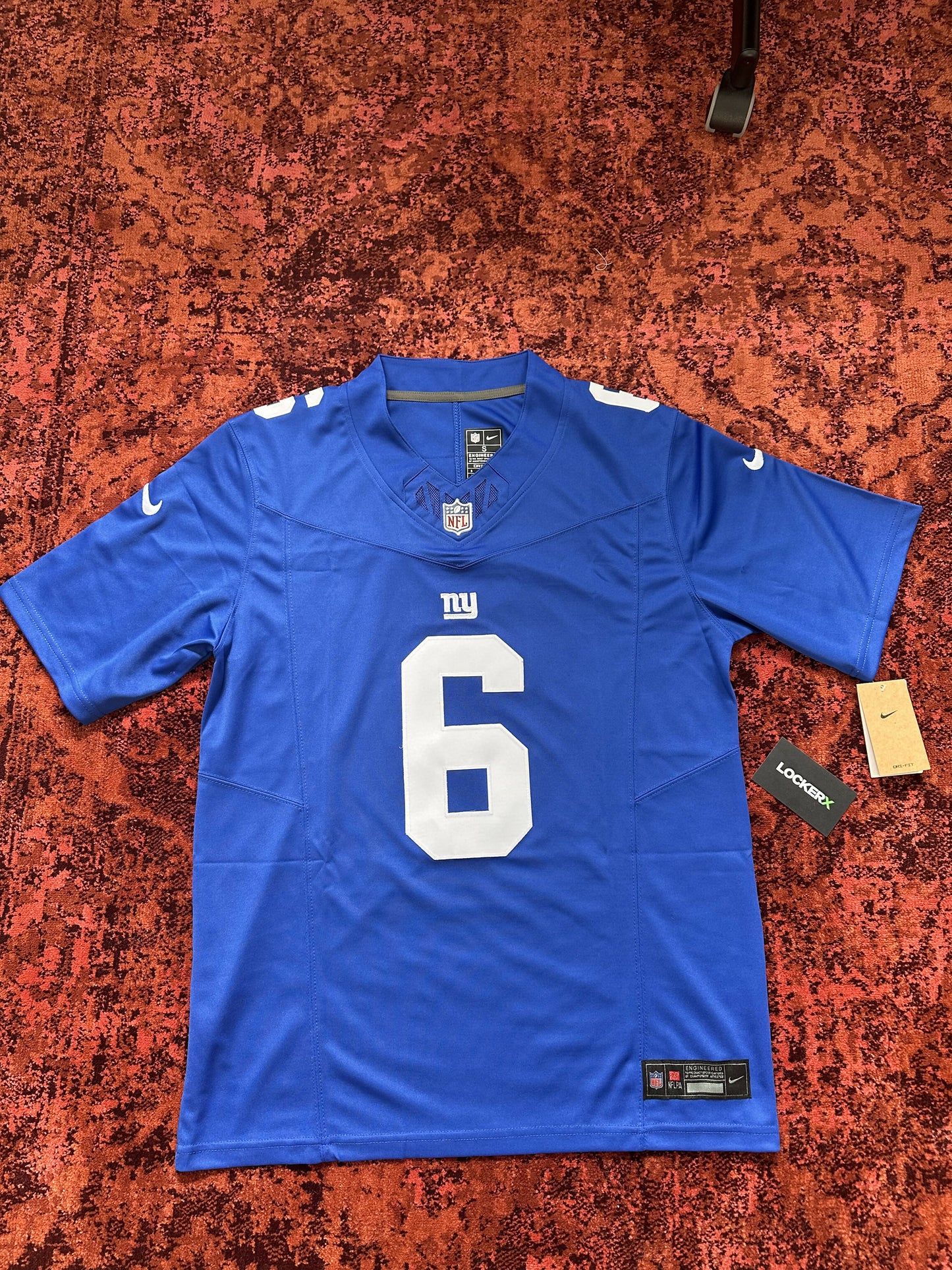 Jaxon Dart NY Giants Jersey - Medium